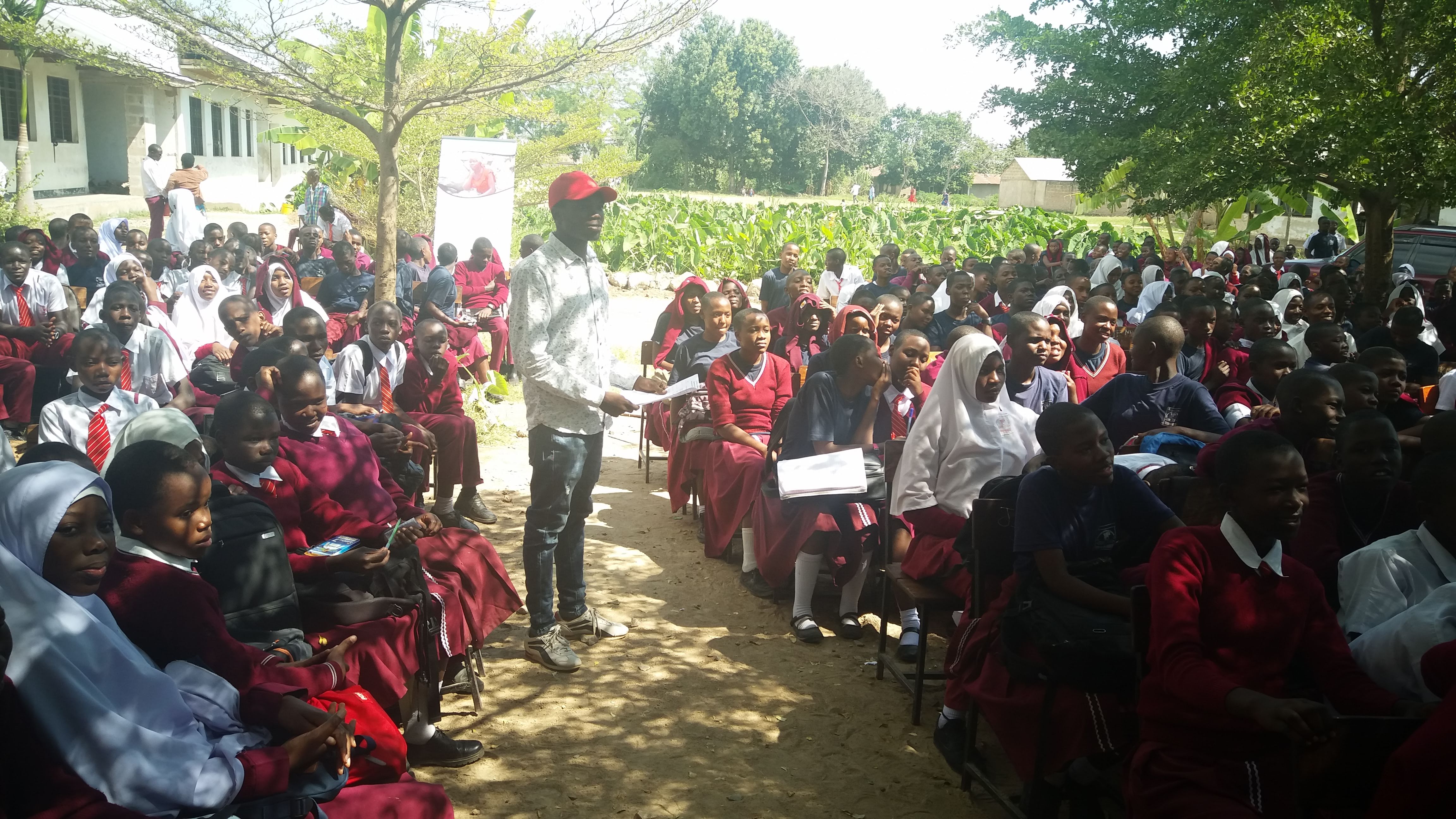 Schulveranstaltung in Mwanza